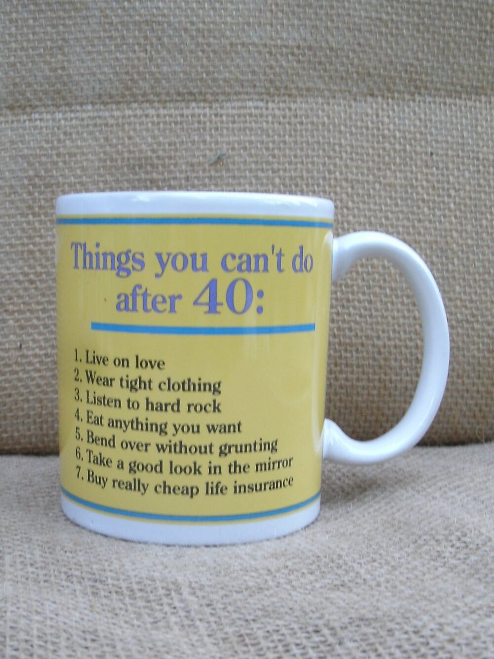 Vintage Over 40 Age Humor Mug Studio 4 East